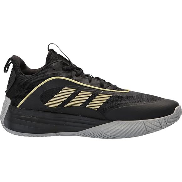 NWT adidas Men\'s Own The Game 3.0 Basketball,Black/Gold Metallic/Solid Grey,9.5 main image 6